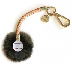 Bommelz - Farbe Hellbraun - Bommelfarbe Fakefur Grün xsoft