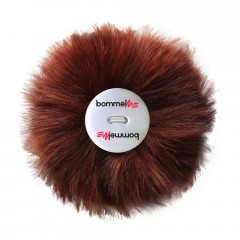 Wechselbommel Fakefur Rostrot xsoft
