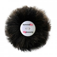 Wechselbommel Fakefur Schwarzbraun xsoft 